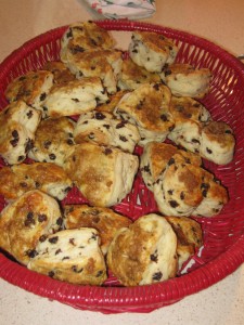Scones with Currants